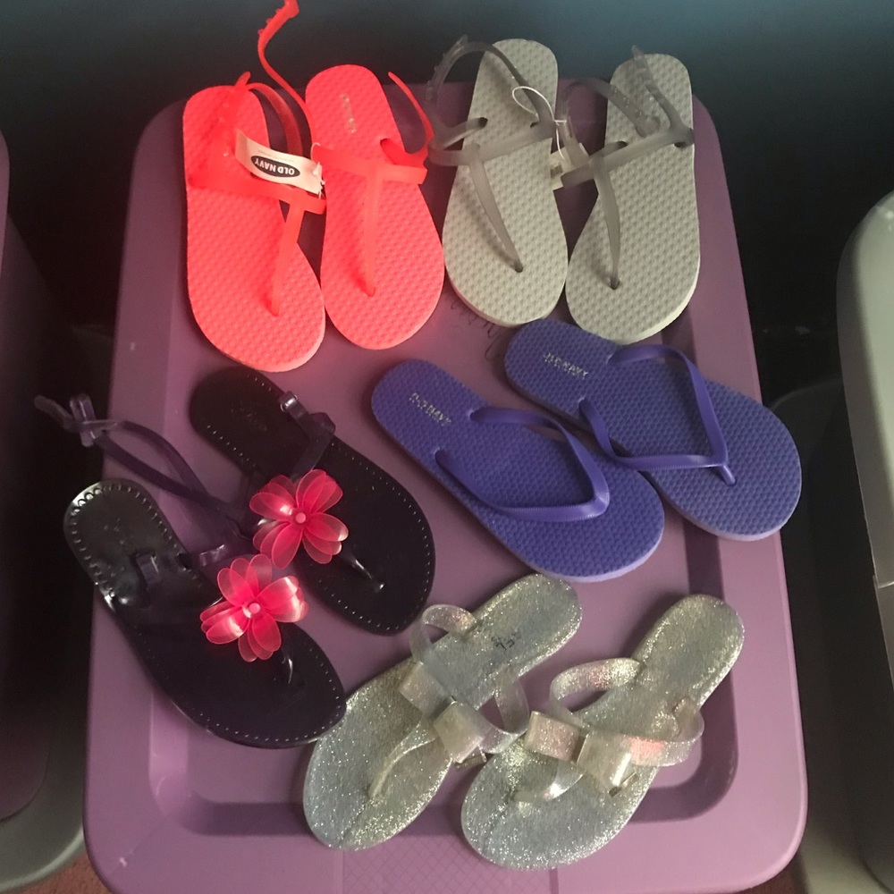 Girls Michael Kors, Gap and Old Navy Sandals